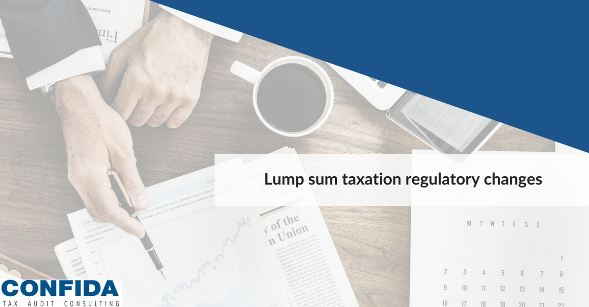 Lump Sum Taxation Regulations Updates