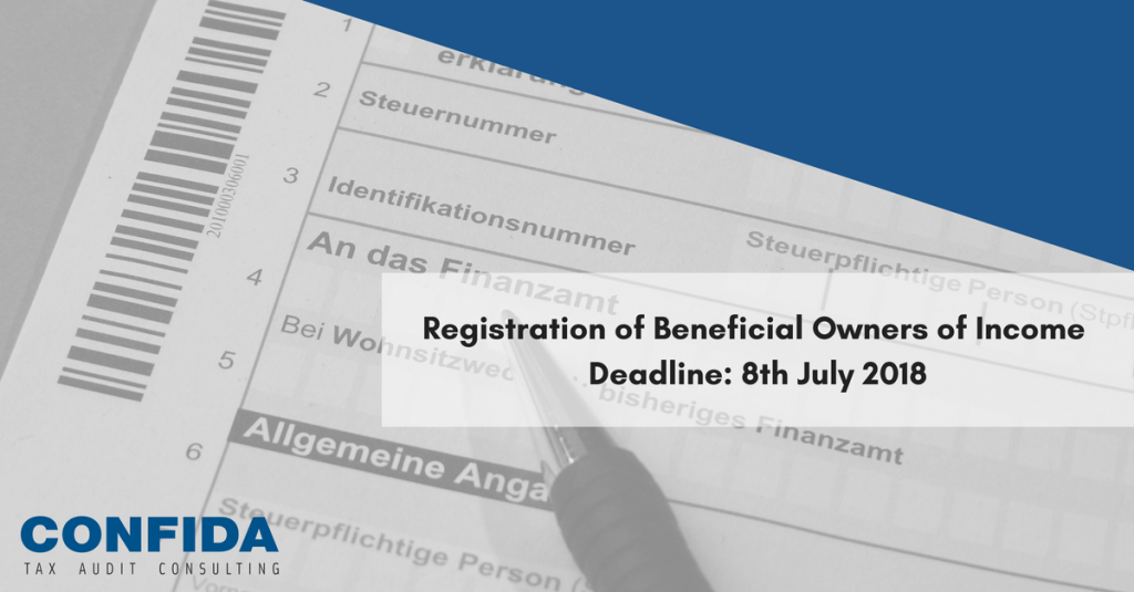 Registration of Beneficial Owners of Income