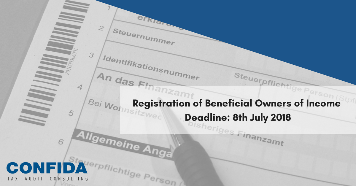 Registration of Beneficial Owners of Income