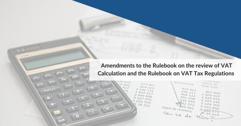 VAT Rulebook Amendments