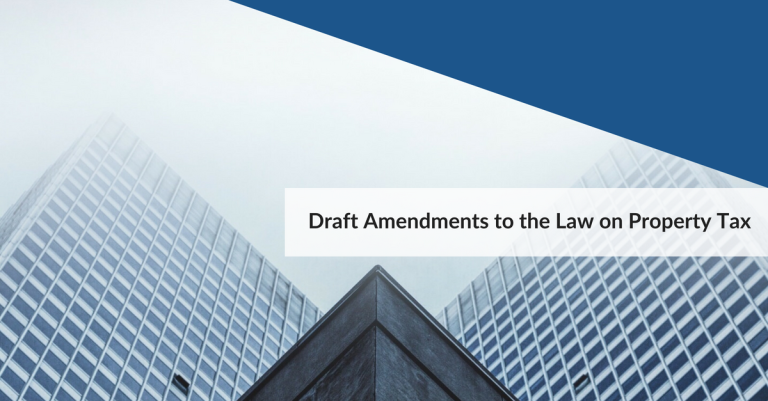 Draft Amendments to the Law on Property Tax