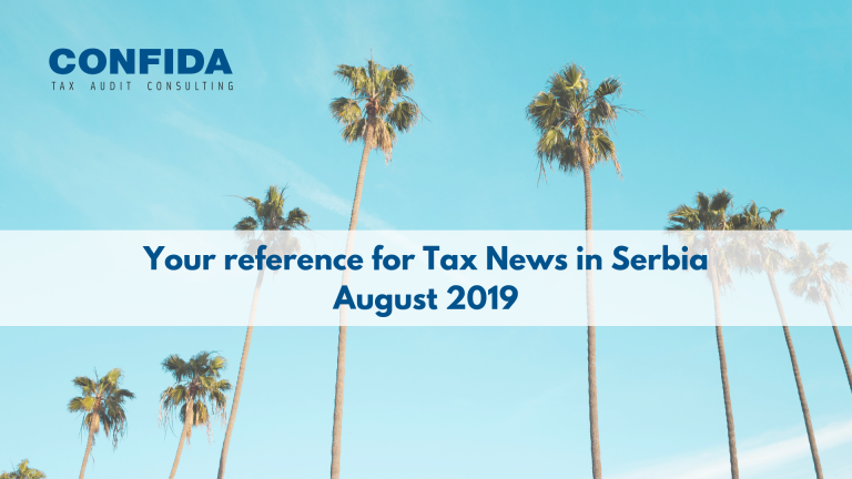 tax news August 2019